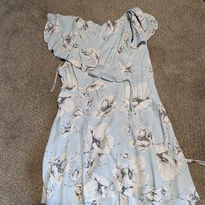 Free People French Quarter Blue Wrap Dress